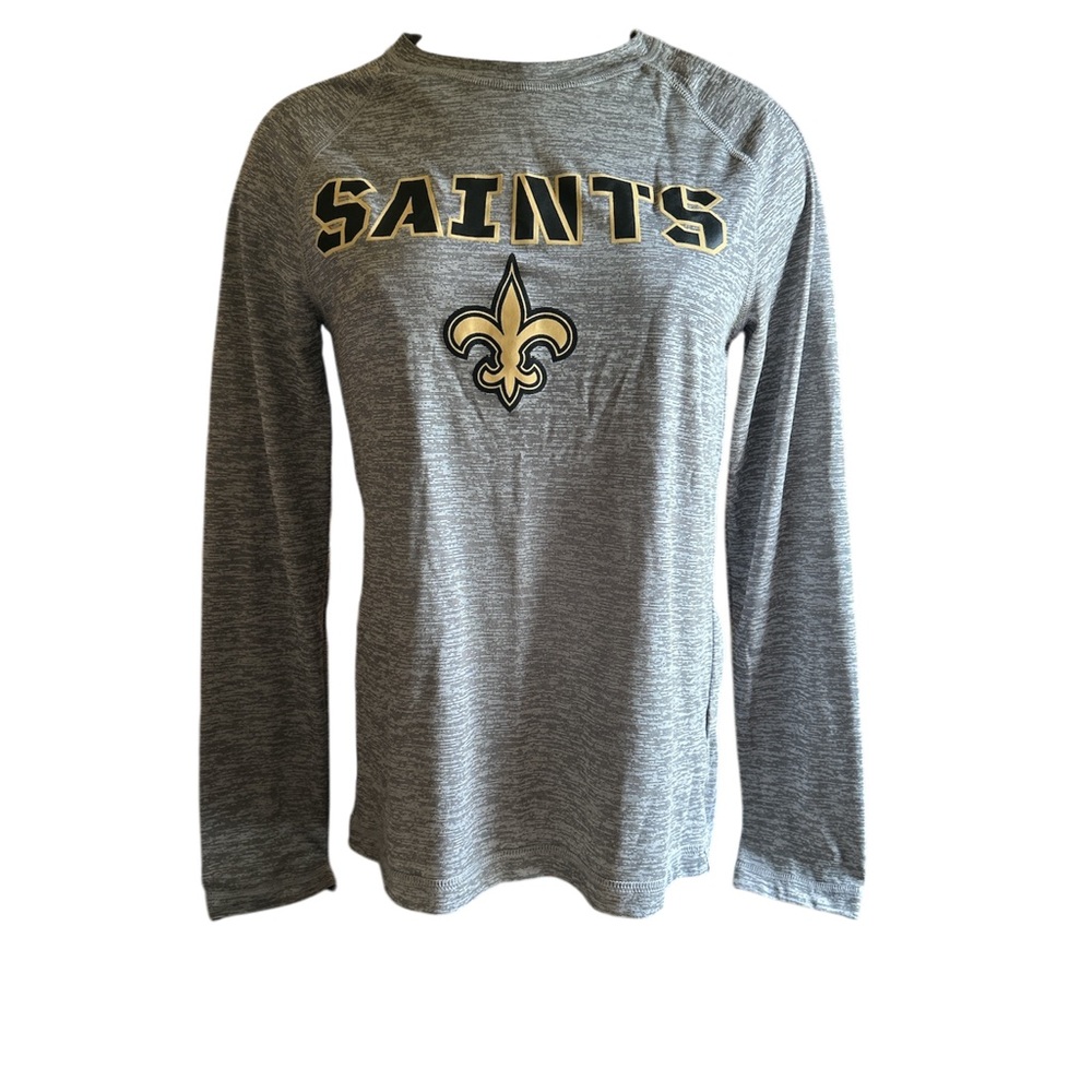 Saints Gray Long Sleeve Men’s Shirt